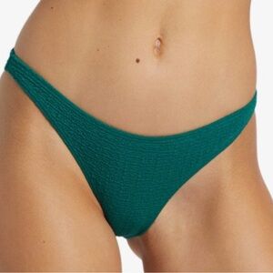 Billabong Teal Textured Bikini Bottom